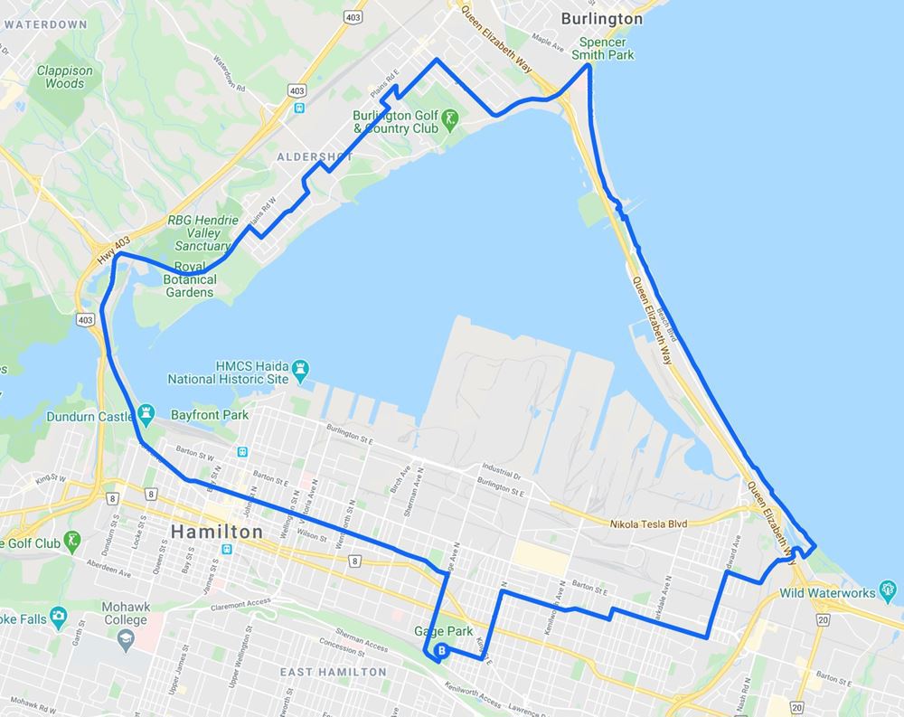 HAMILTON CHAPTER - Group Ride #2 - AROUND THE BAY!
