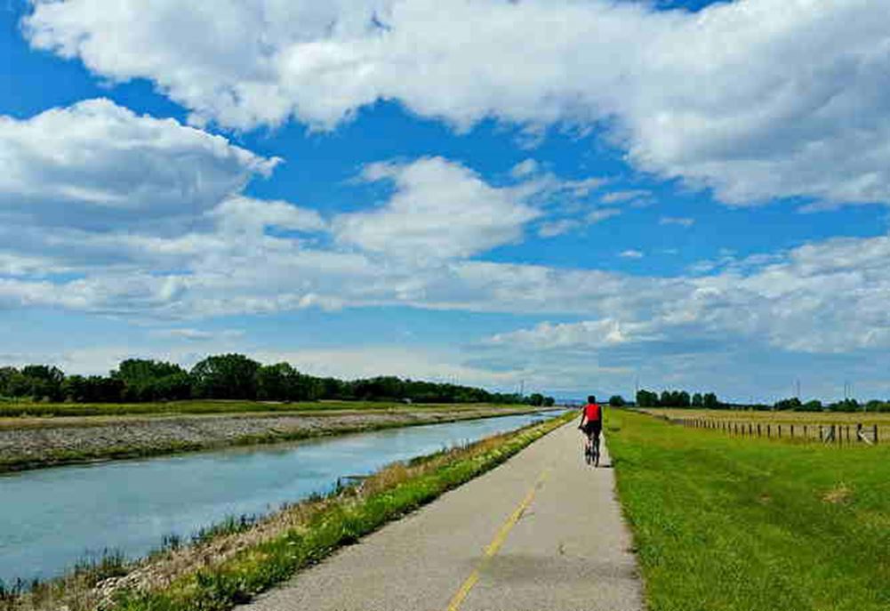 Calgary to Chestermere (and back) Canal Pathway Ride