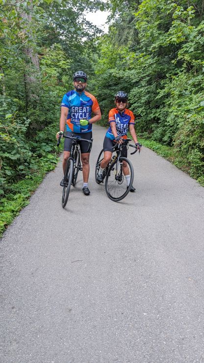 Biking Couple