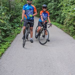 Biking Couple