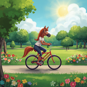 2 Wheeled Horse Girls