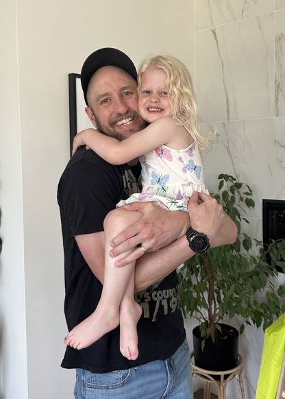 Mylah and Daddy