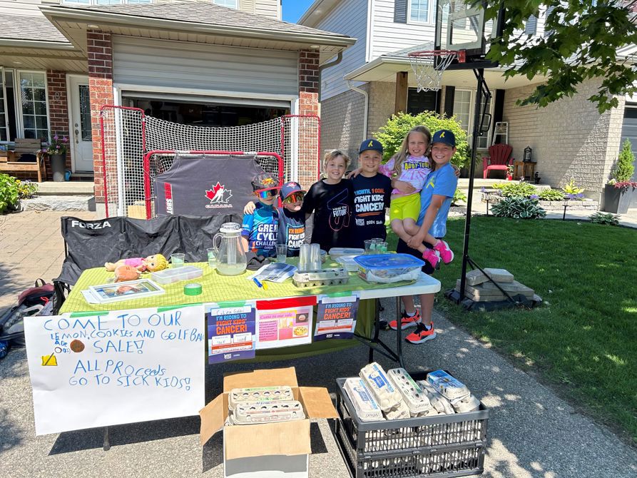 Annual July 1st Lemonade, Golf Ball, Chocolate Chip Cookie Sale