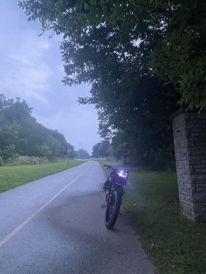 Day #2 Dark and Rainy Ride