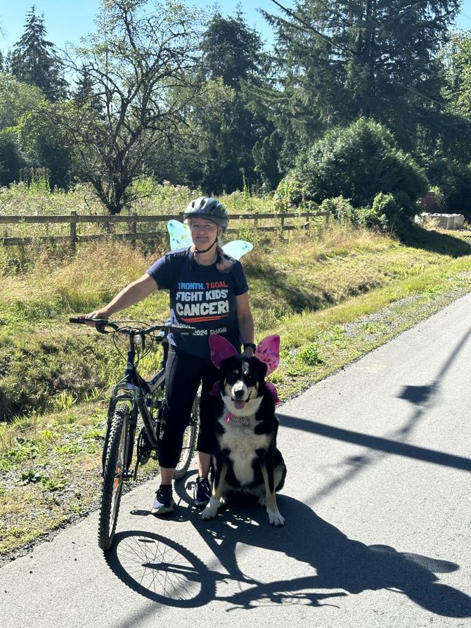 Great Cycle Challenge 2024 …Crazy Lady riding to kick cancers butt!