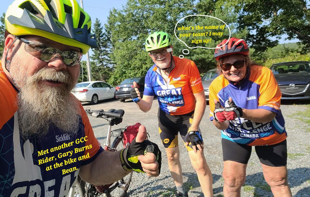 Day 2 GCC Rails to Trails , Bike & Bean chat with Gary Burns