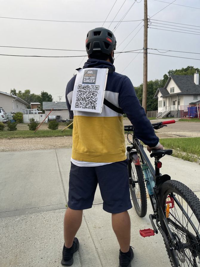 Marketing while riding