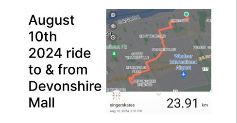 6th Ride to Devonshire Mall & back