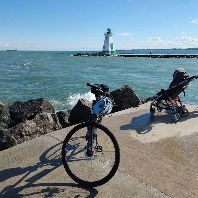 Sunday morning ride for the kids