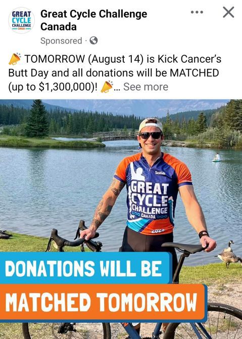 Tomorrow is Kick Cancer's Butt Day