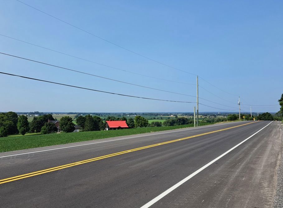 new pavement on Carp Road