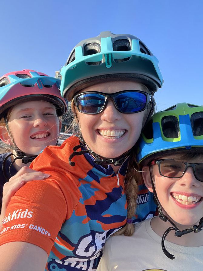 Burlington Cycling with TWO kids!