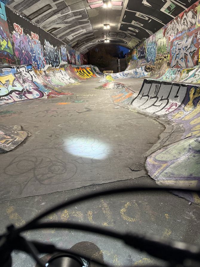 Back on bike getting ready