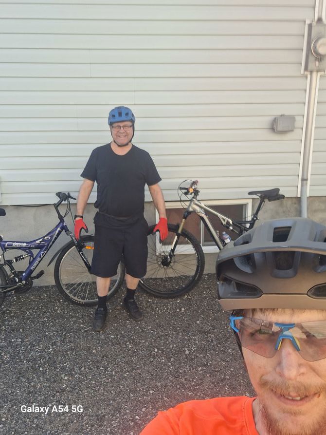 Bike ride with my dad