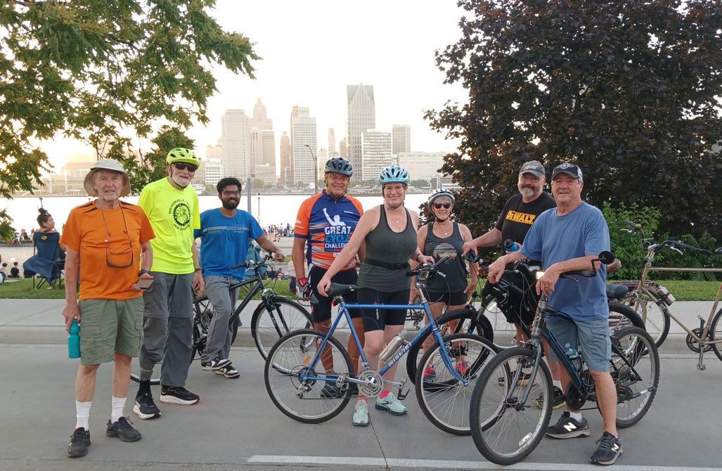 Fireworks night with my bike group