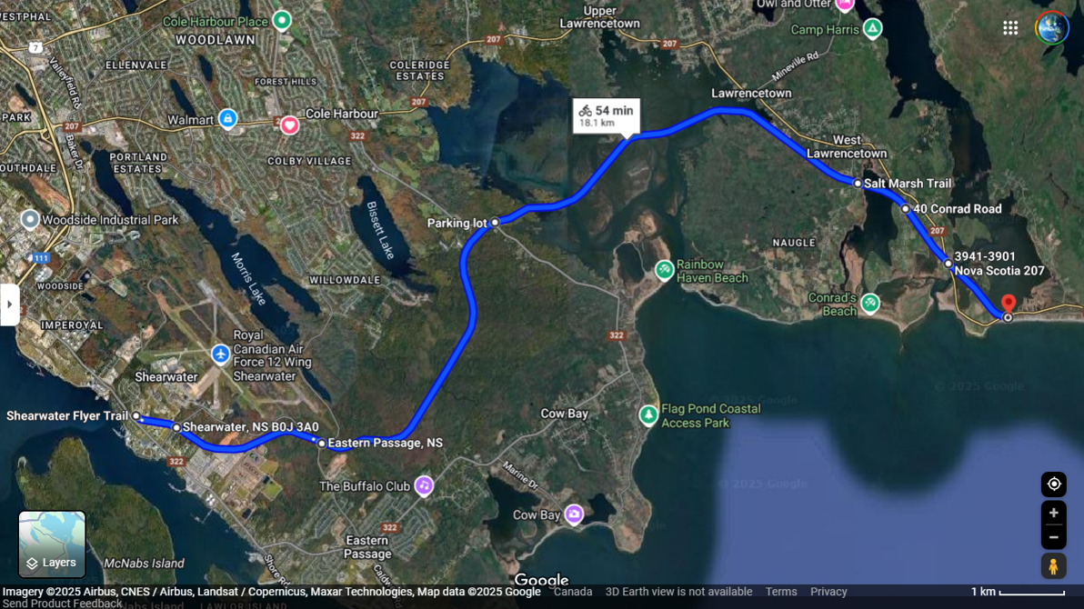 Pick any Length of Ride!     36kms to Only 2kms