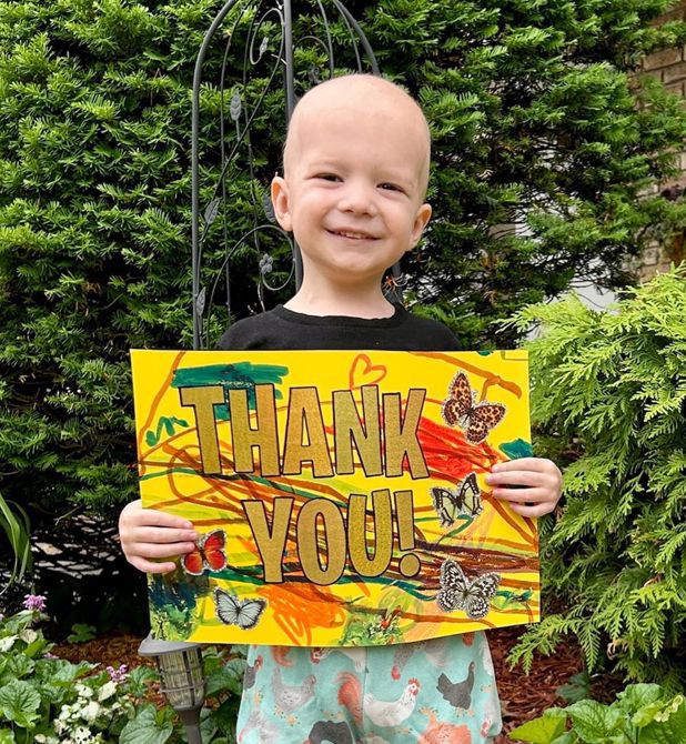 Sam Says Thanks For Your Donations