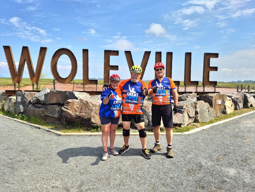 Day #1 GCC R & C Ride, Grand Pre down towards Berwick. 79.7 kms total return.