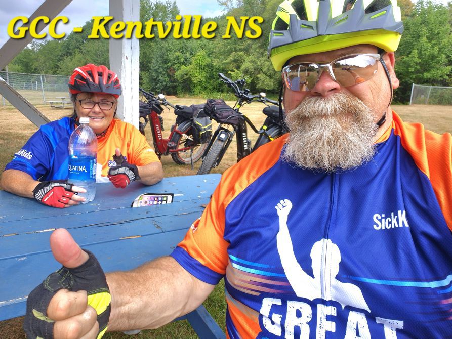 Day #1 GCC R & C Ride, Grand Pre down towards Berwick. 79.7 kms total return.