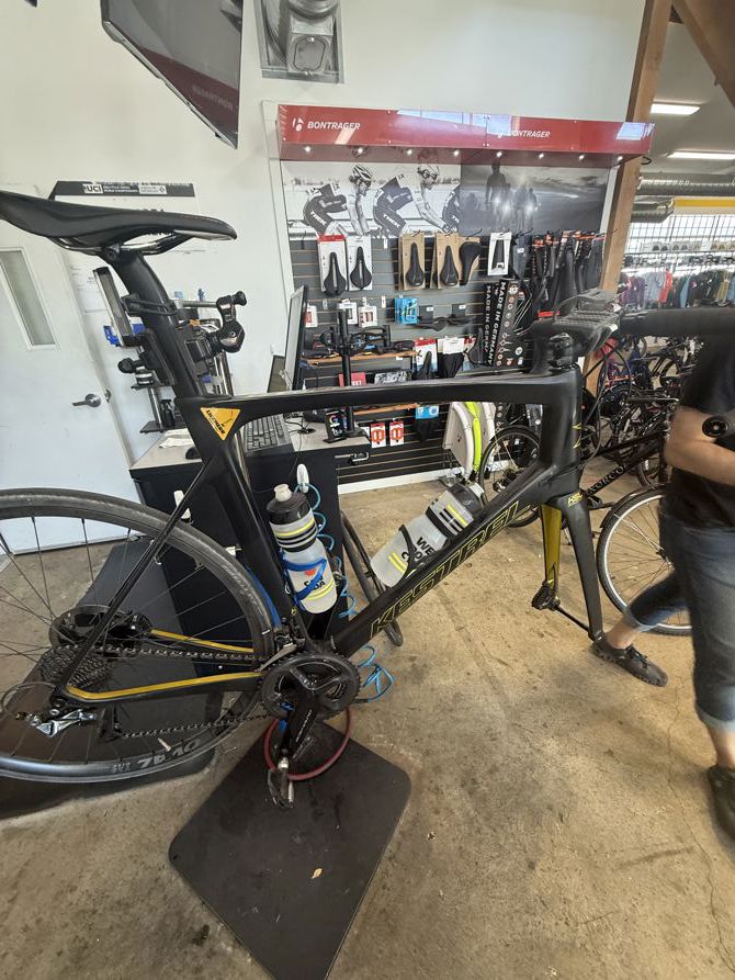 T boned by an ebike cost me a front wheel .