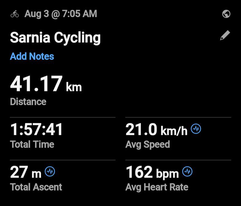 Second ride!