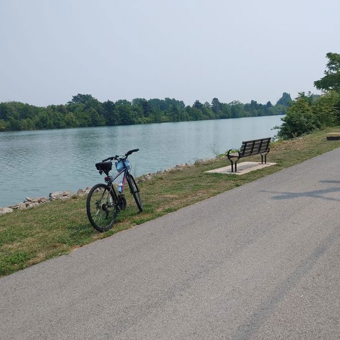 Welland Canal trail. Third ride.