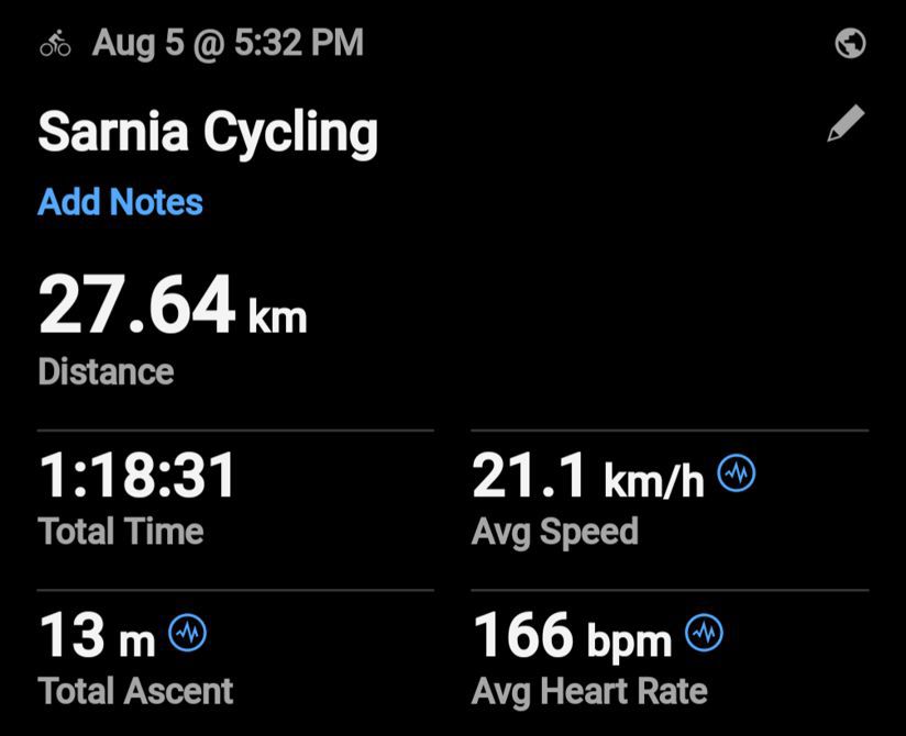 Fourth ride!
