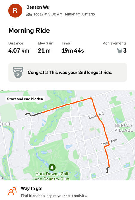 My fundraiser update