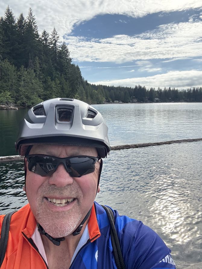 Comox Lake ride again plus 👍