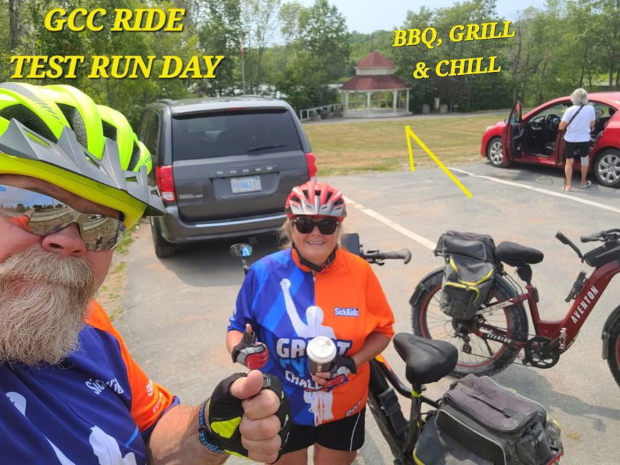 THE EAST COAST CRUISERS TEAM RIDE BBQ-GRILL & CHILL Route Test Ride today!