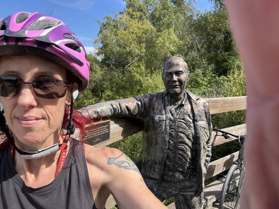 Enjoying the scenery