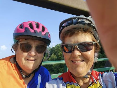 Third Ride Aug.9 with Barb