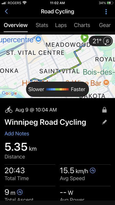 August 9 Morning Ride