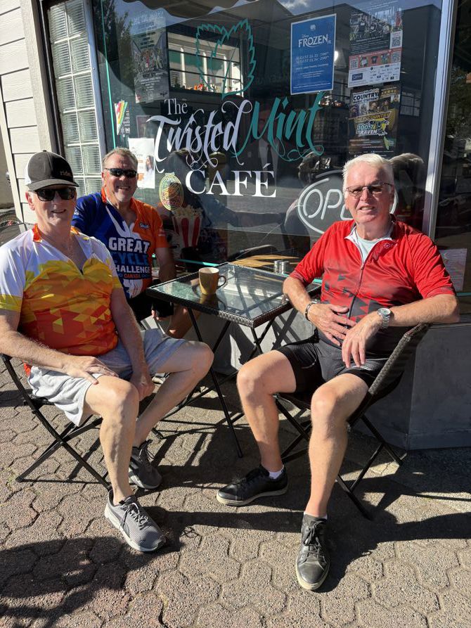 Sunday Cycle and the Twisted Mint Cafe