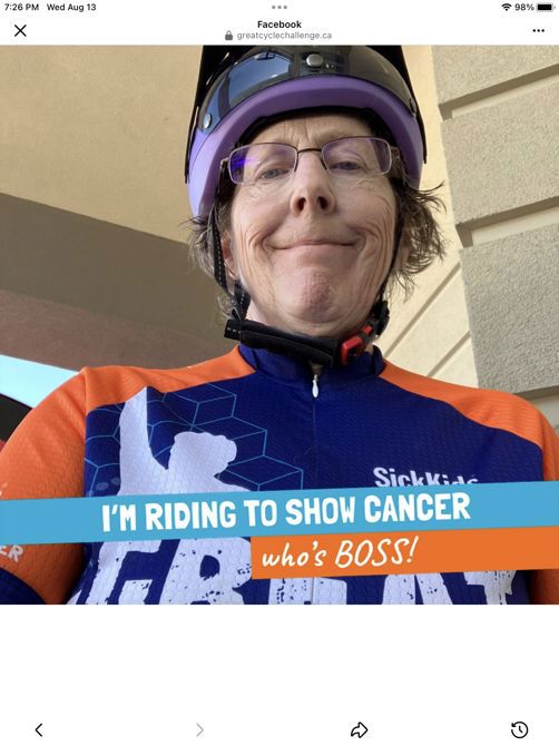 Triking to help end childhood cancer