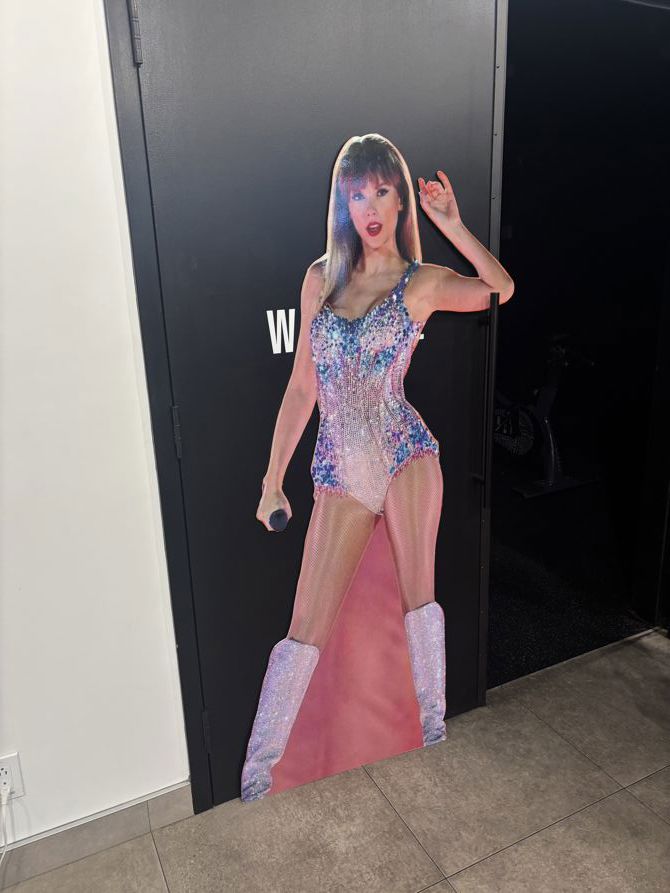 Taylor joined us at spin tonight!