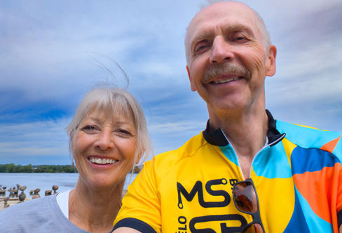 Annual bike ride with my buddy Ed.