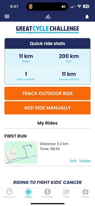 First run