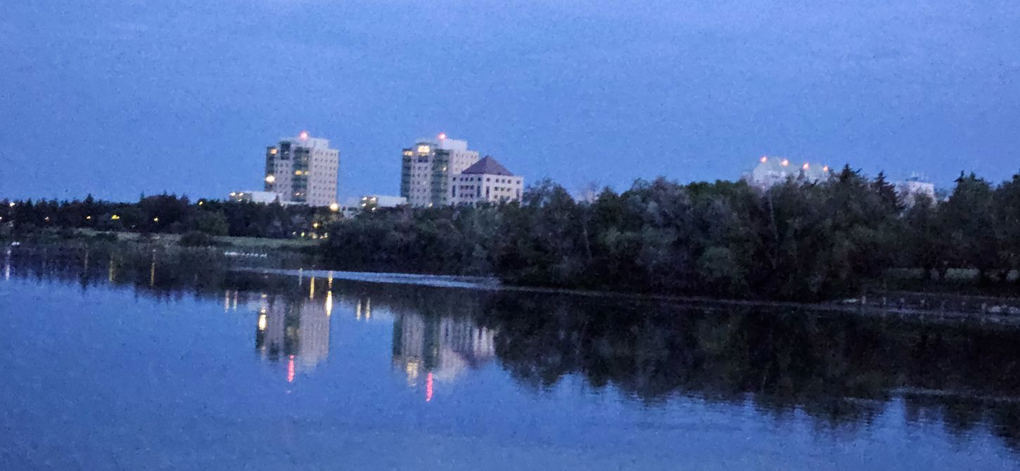 Water and City lights