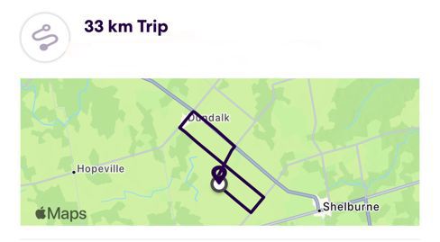 33km ride