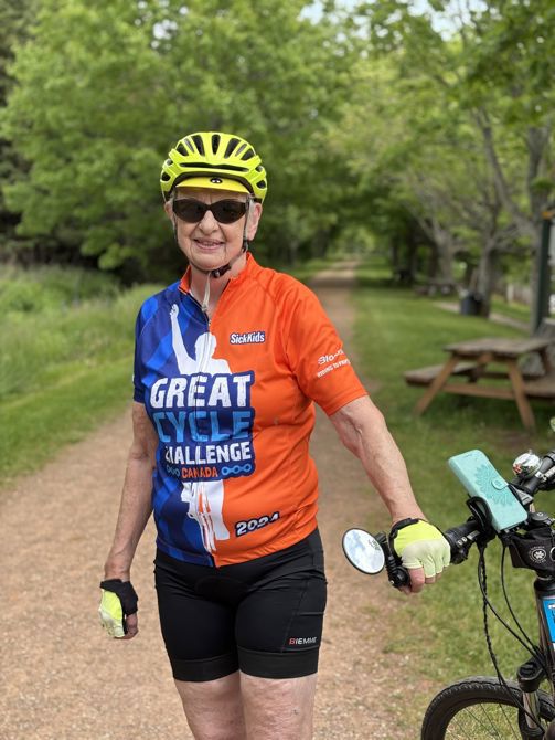 Im cycling again for childhood cancer in canada