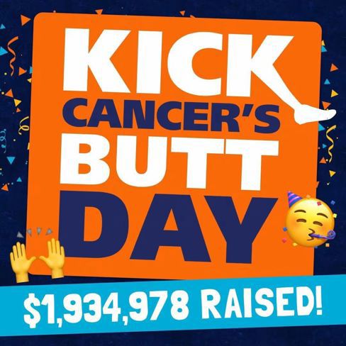 Amazing Kick Cancers Butt Day