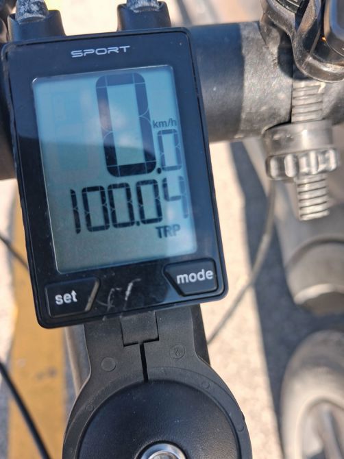 Did it! 100.4km!