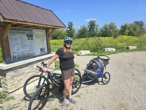 Mom's frist ride