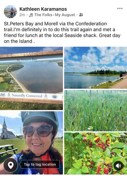 St.Peters Bay /Morell via the Conferderation Trail