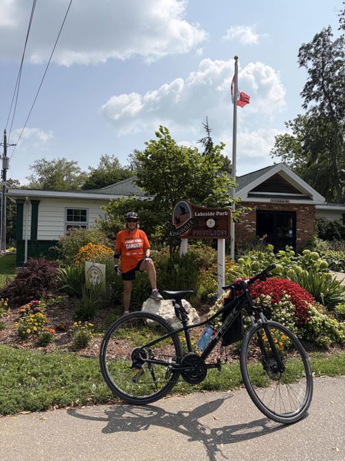 Ride to golf course , Lakeside Park and town of Kingsville