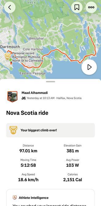 Nova Scotia Morning Ride