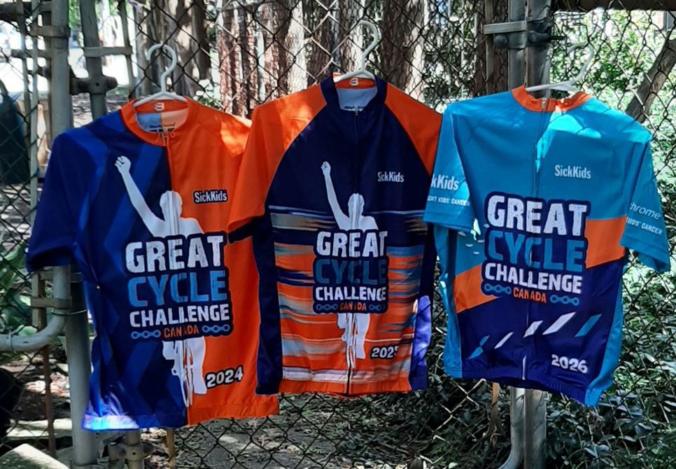 Great Cycle Challenge Jerseys 2024, 2025 and 2026